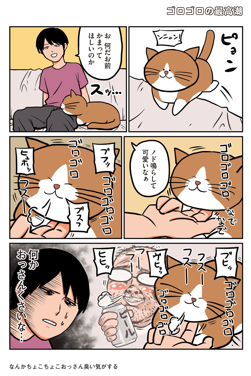 第1話 ゴロゴロの最高潮 鴻池剛と猫のぽんたニャアアアン 漫画掲載ページ コミックエッセイ劇場